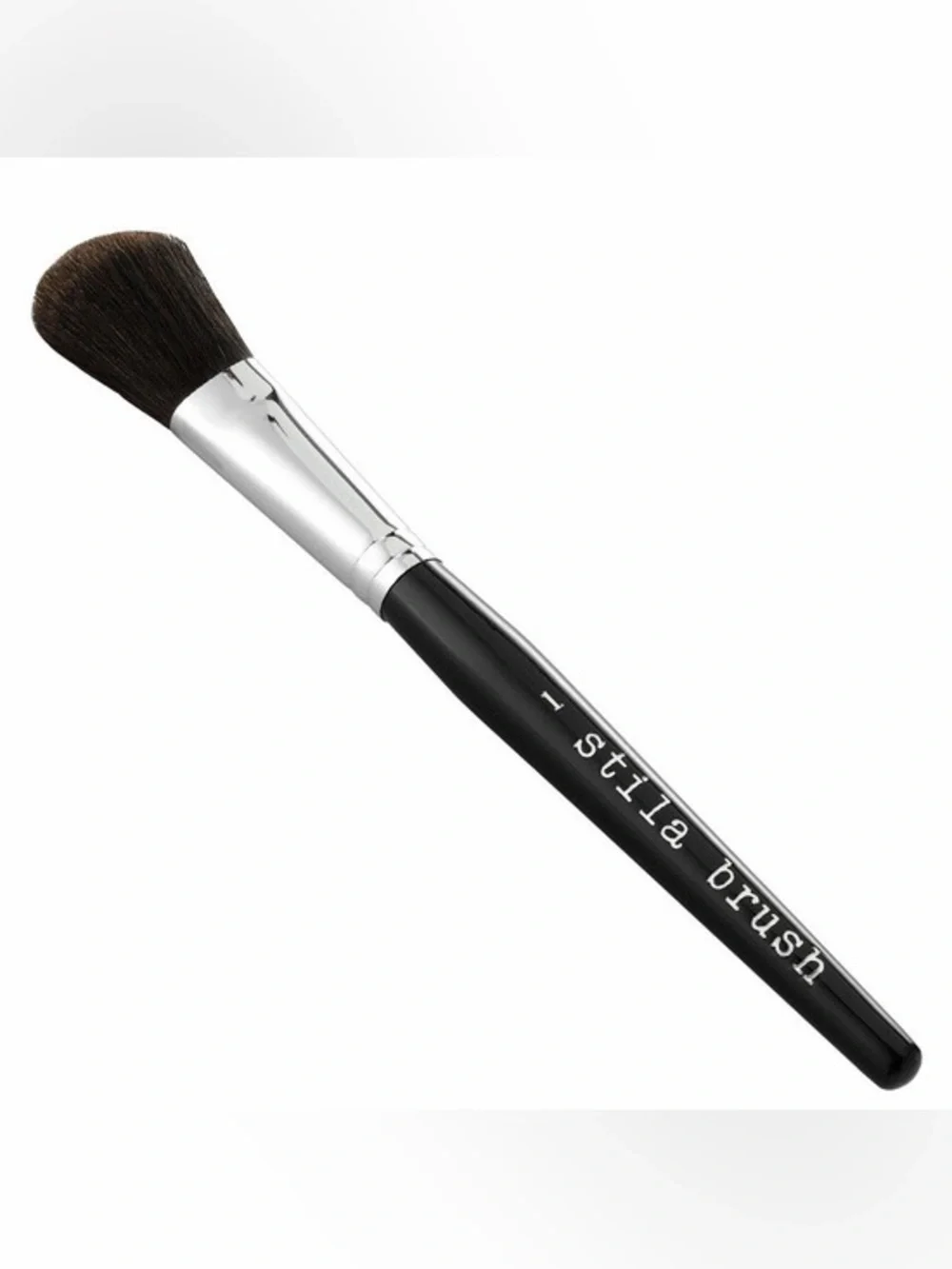 Stila #1 Blush Brush SHORT Handle w/Natural Bristles EUC
